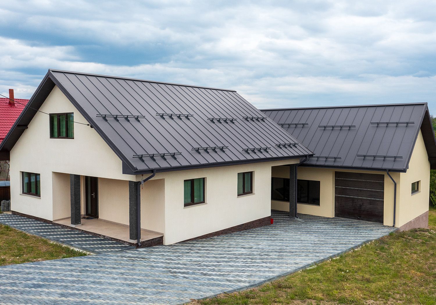 Acoperiș realizat cu Bilka Retro Panel Flat